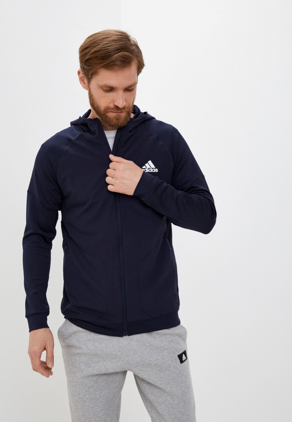 

Толстовка adidas, Синий, M TRAIN FZ