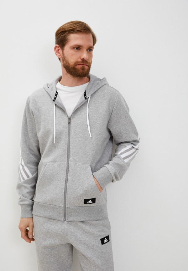 

Толстовка adidas, Серый, M FI 3S FZ