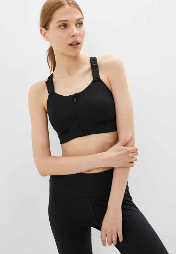 

Топ спортивный adidas, Черный, TLRDIM L HS ZIP