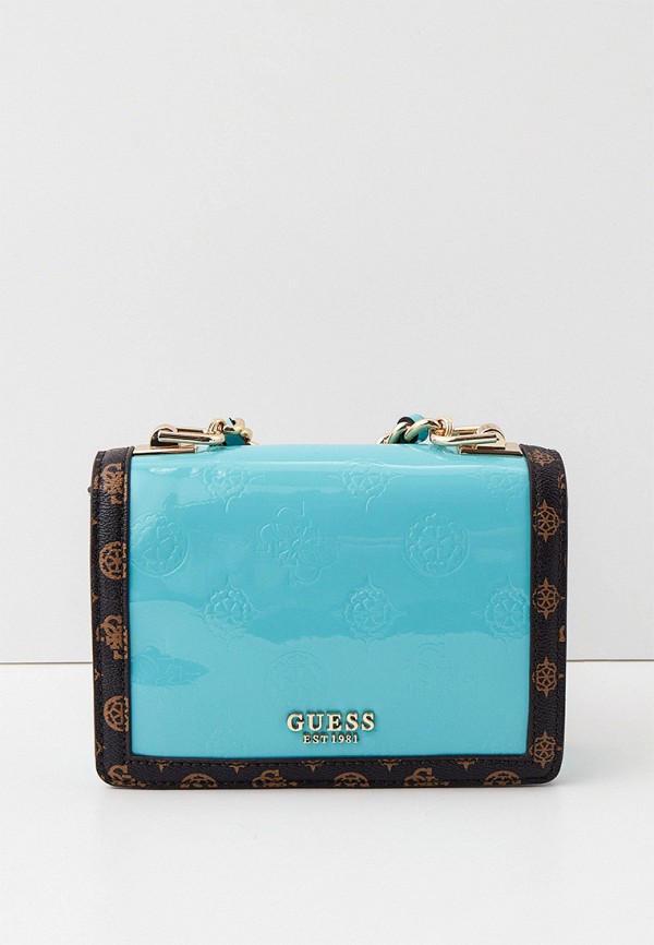 

Сумка и брелок Guess, Бирюзовый