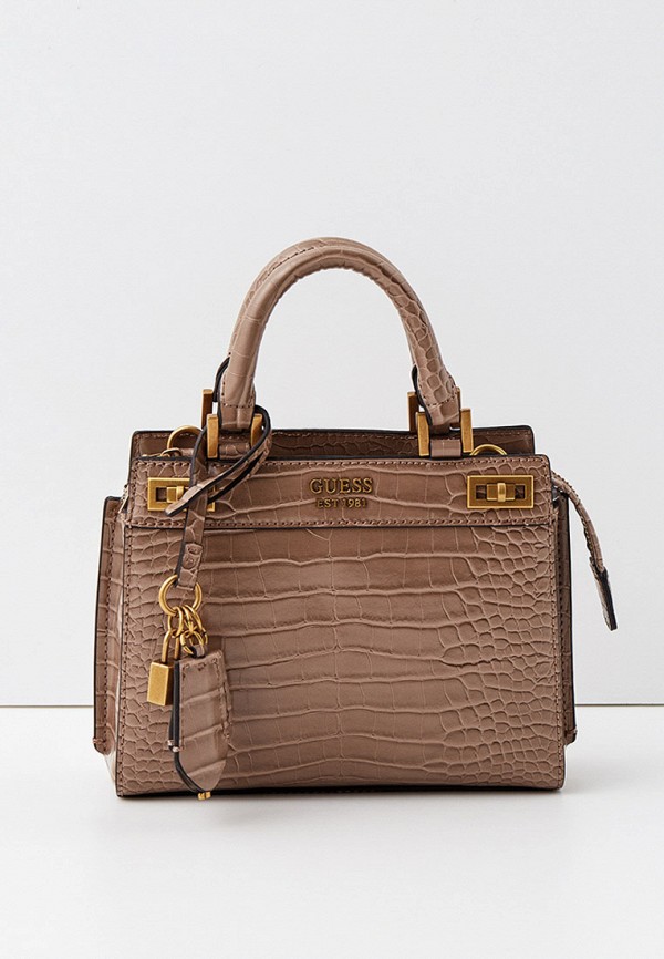 

Сумка и брелок Guess, Коричневый