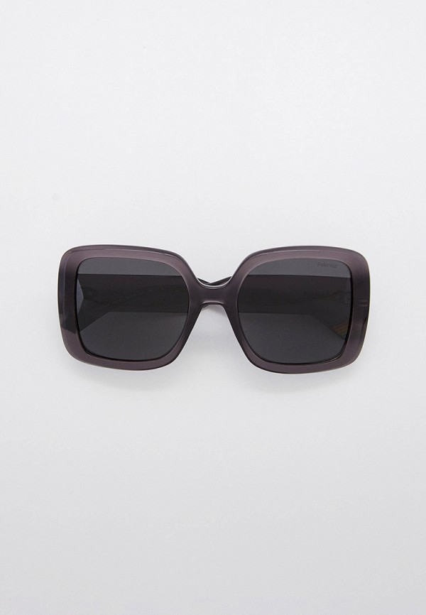 солнцезащитные очки polaroid серый черный Очки солнцезащитные Polaroid PLD 6168/S KB7
