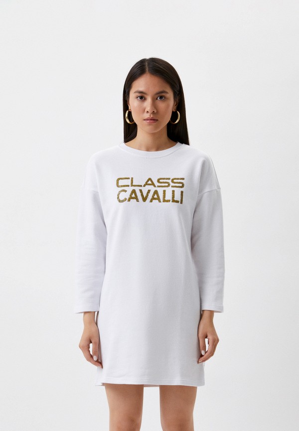 Платье Cavalli Class белый OXT10ACF050 RTLABN502701