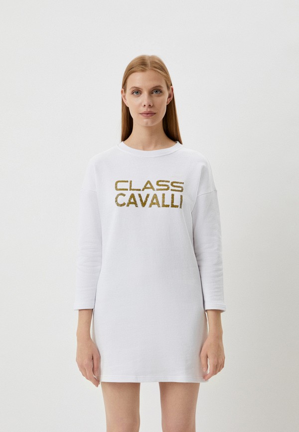 Платье Cavalli Class белый OXT10ACF054 RTLABN502901