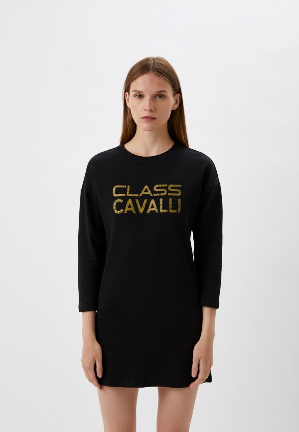 Платье Cavalli Class черного цвета
