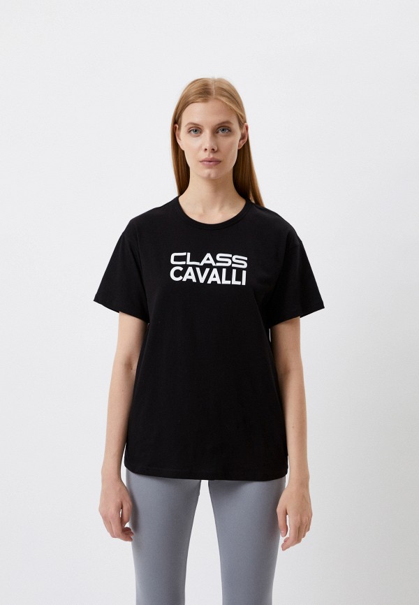 Футболка Cavalli Class черного цвета