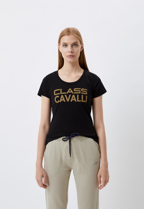 Футболка Cavalli Class черный OXT61IJD060 RTLABN513301
