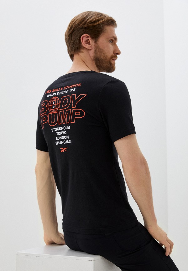 

Футболка Reebok, Черный, LM BodyPump Graphic BLACK