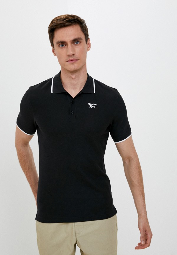 

Поло Reebok, Черный, RI POLO BLACK