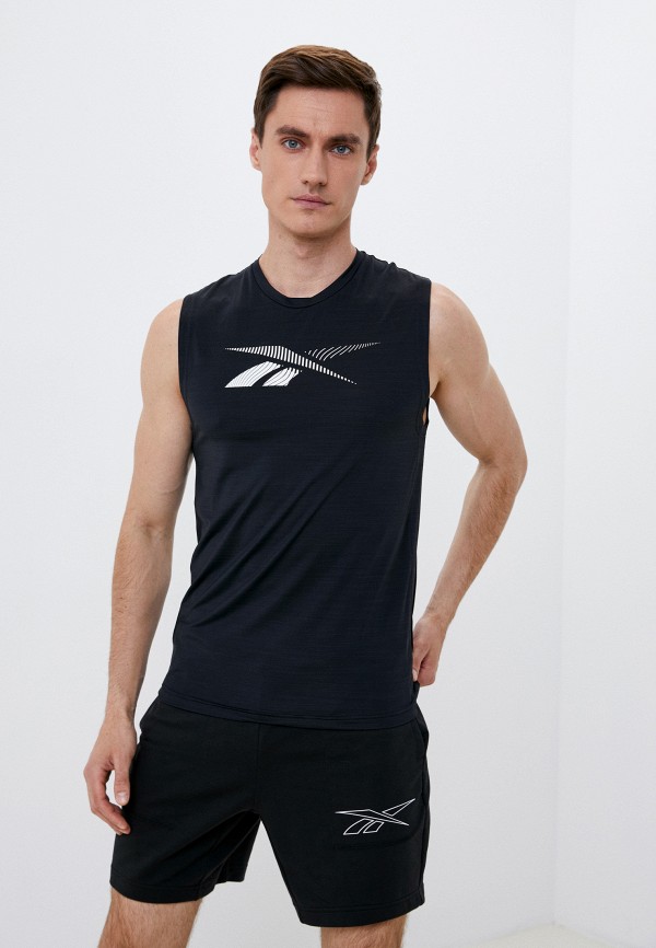

Майка спортивная Reebok, Розовый, TS AC SLVLS TEE BLACK