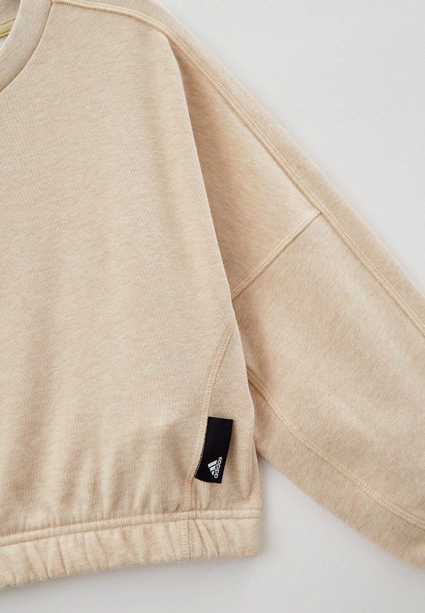 Свитшот adidas бежевый, размер 152, фото 3