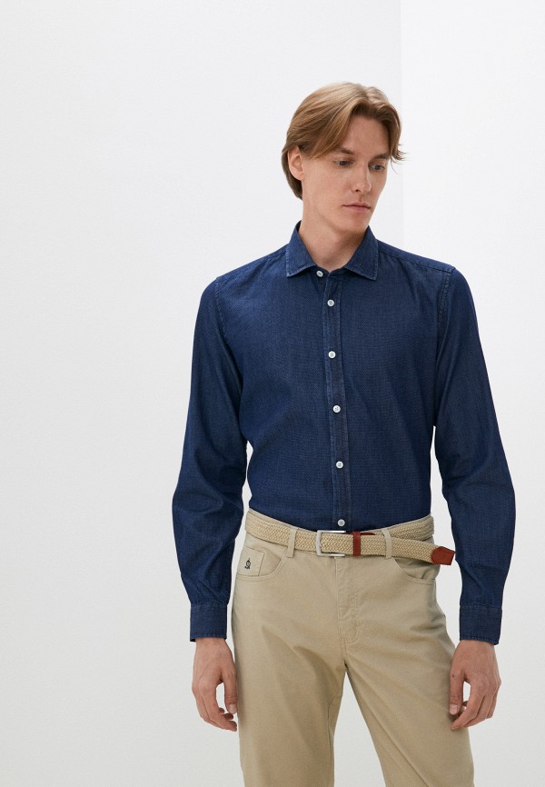 Рубашка Antony Morato синего цвета
