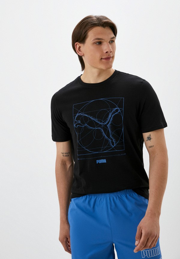 

Футболка PUMA, Черный, Renaissance Cat Tee