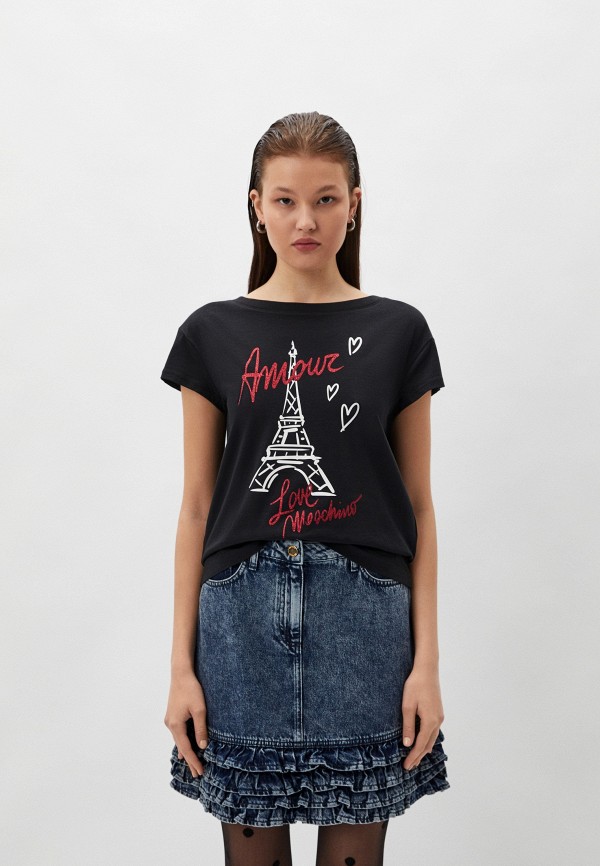 

Футболка Love Moschino, Черный