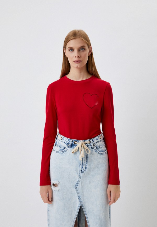 

Лонгслив Love Moschino, Красный