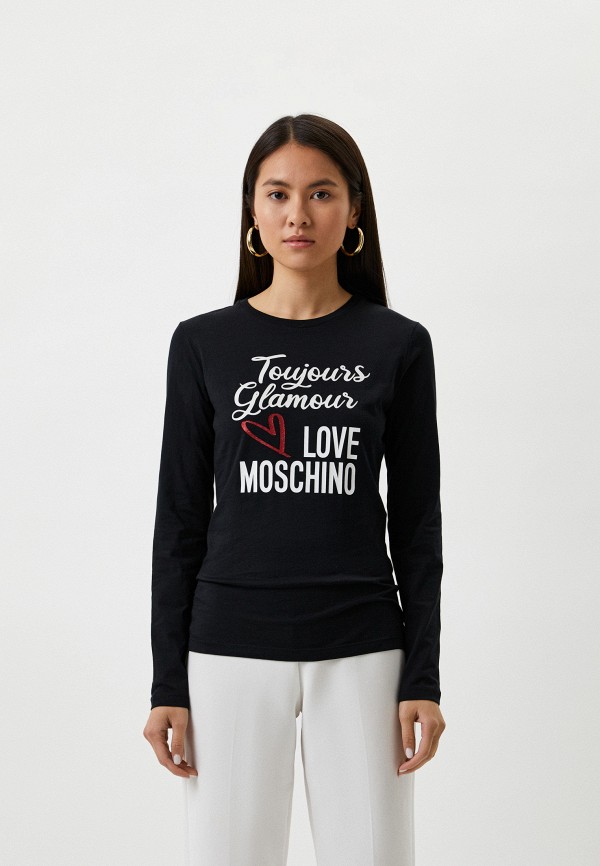 

Лонгслив Love Moschino, Черный