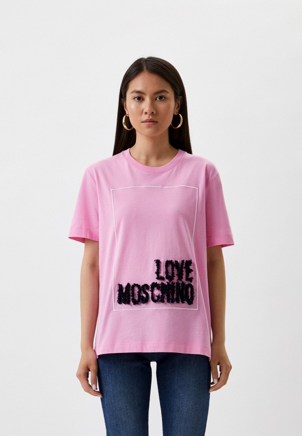 

Футболка Love Moschino, Розовый