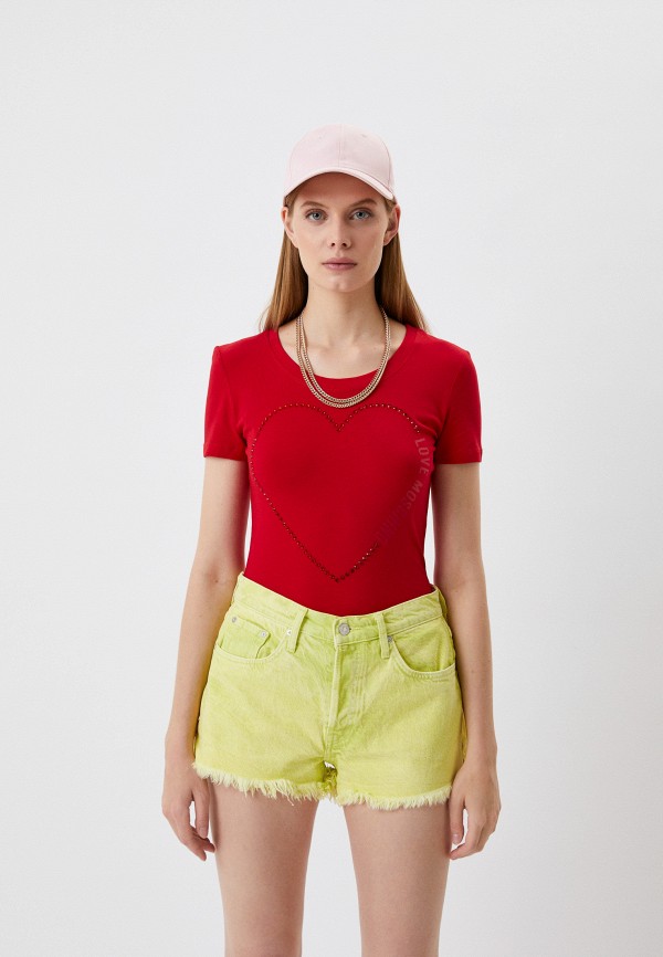 

Футболка Love Moschino, Красный