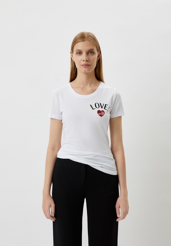 

Футболка Love Moschino, Белый