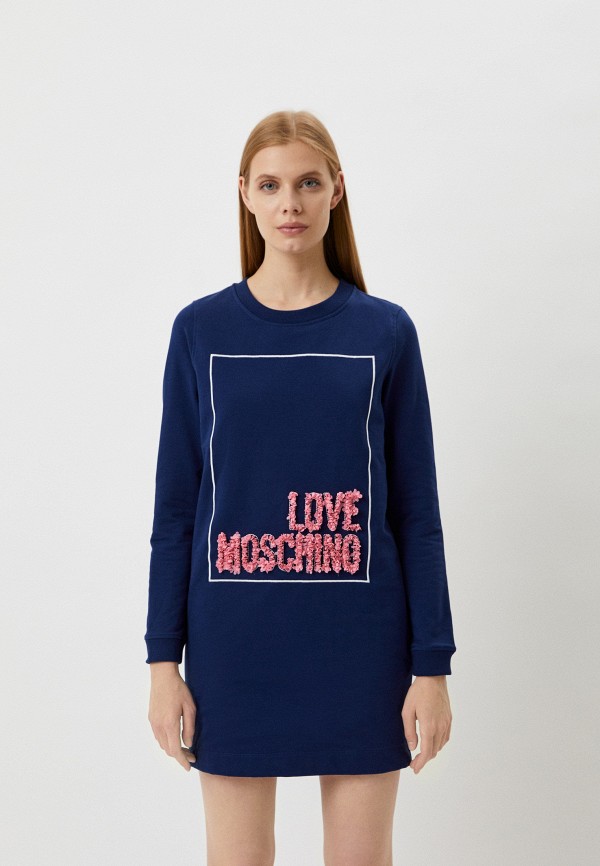

Платье Love Moschino, Синий