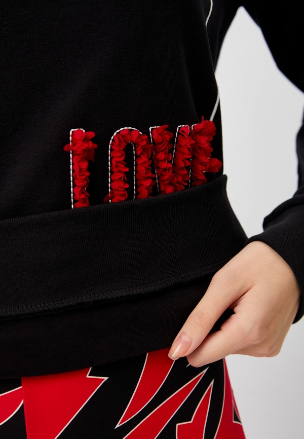 Свитшот Love Moschino черный, размер 44, фото 4