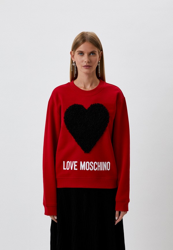 

Свитшот Love Moschino, Красный