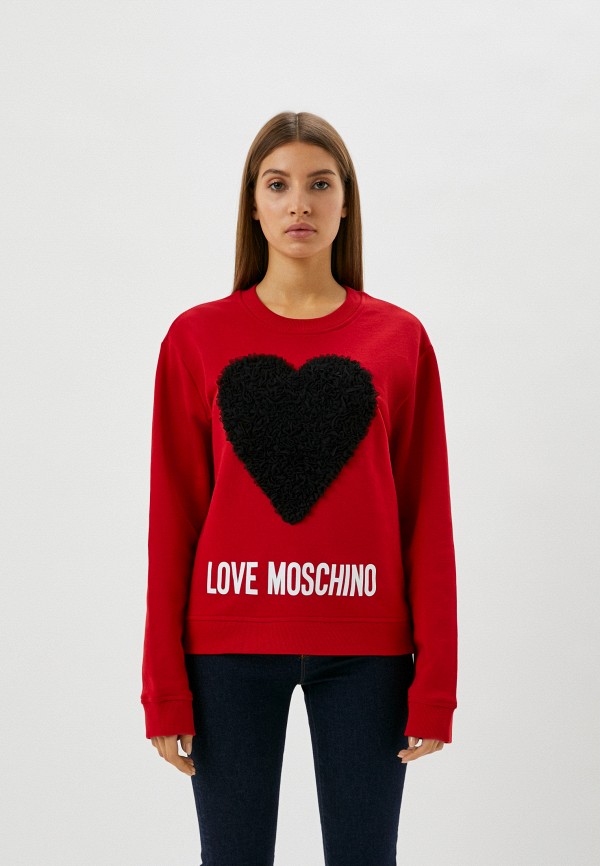 

Свитшот Love Moschino, Красный
