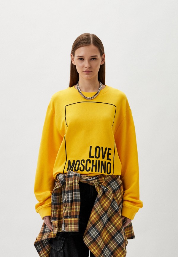 

Свитшот Love Moschino, Желтый