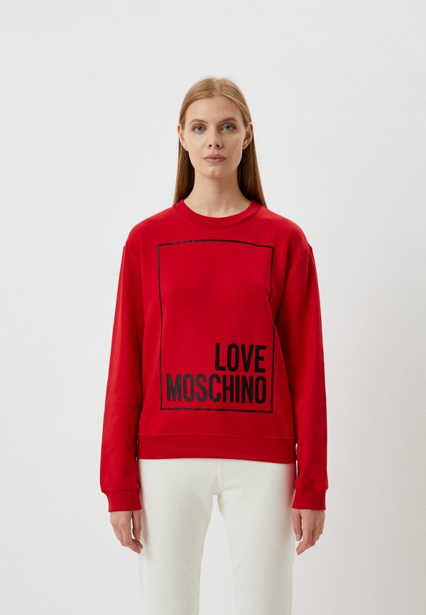 

Свитшот Love Moschino, Красный