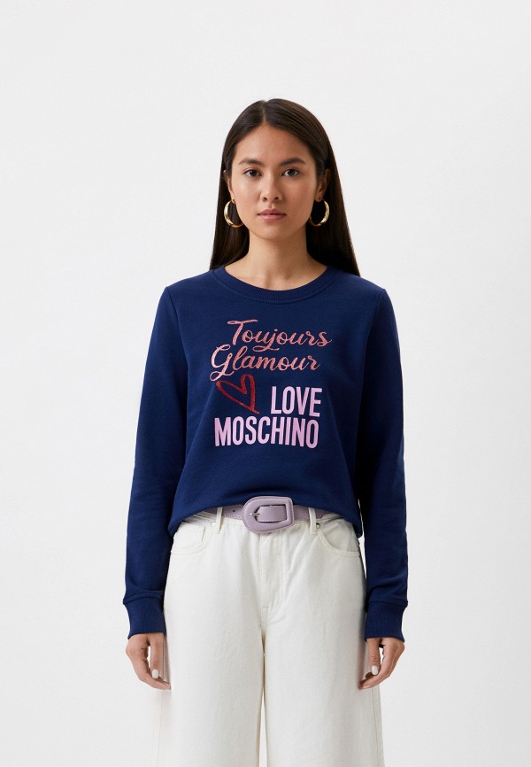 

Свитшот Love Moschino, Синий