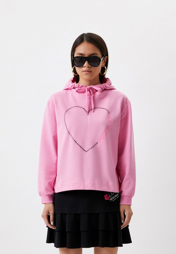 

Худи Love Moschino, Розовый