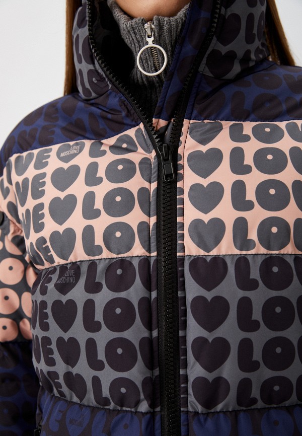 Куртка утепленная Love Moschino разноцветный, размер 40, фото 6