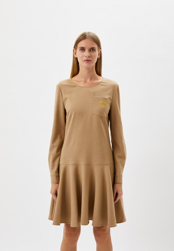 

Платье Love Moschino, Бежевый