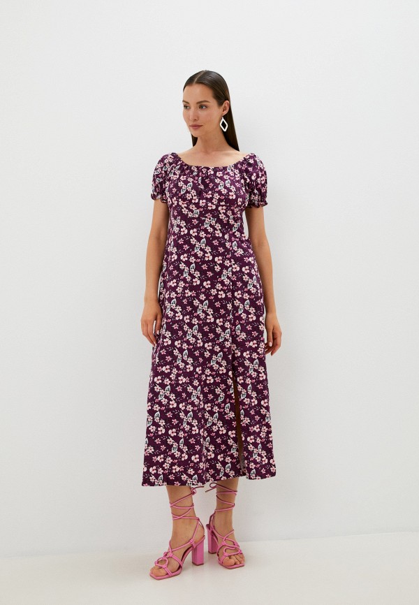 Платье Rene Santi фиолетового цвета