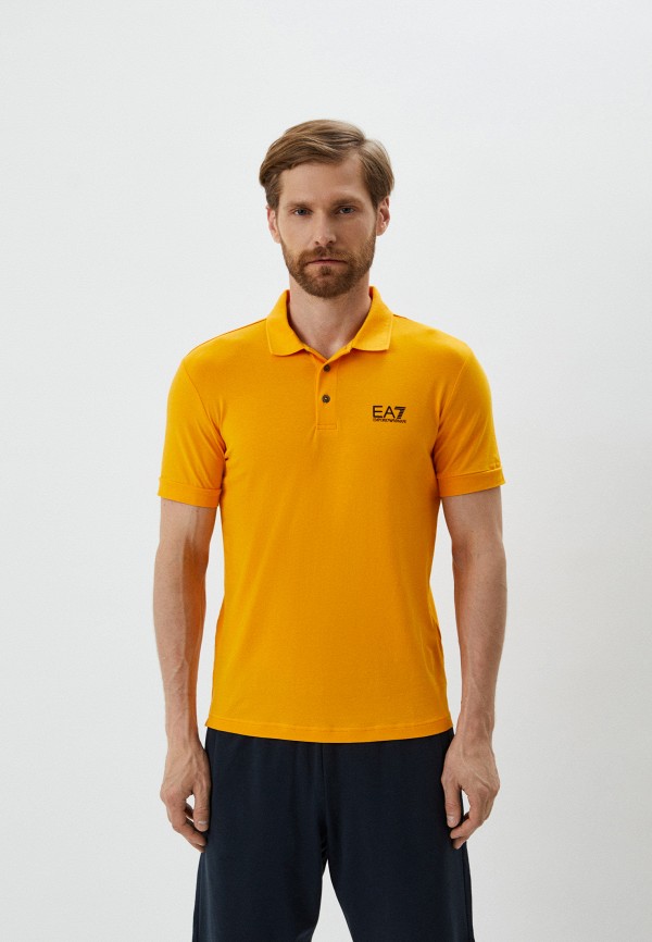 

Поло EA7, Желтый, CORE IDENTITY