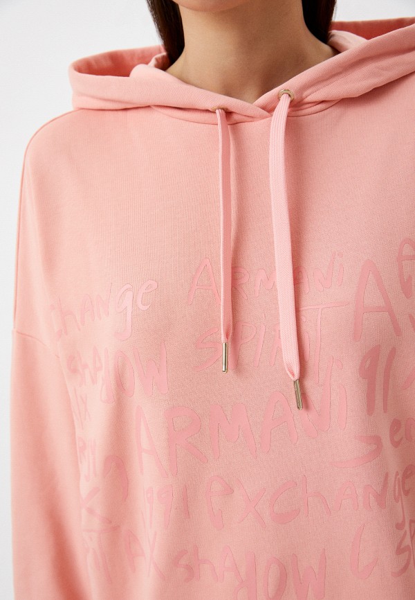 Худи Armani Exchange розовый, размер 44, фото 4
