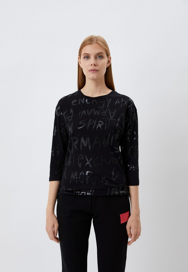 

Лонгслив Armani Exchange, Черный