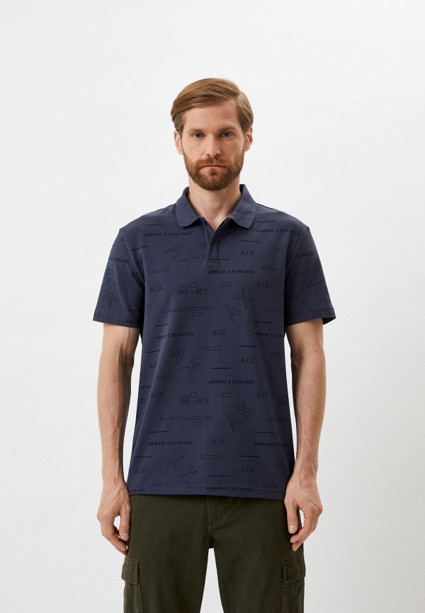 

Поло Armani Exchange, Синий