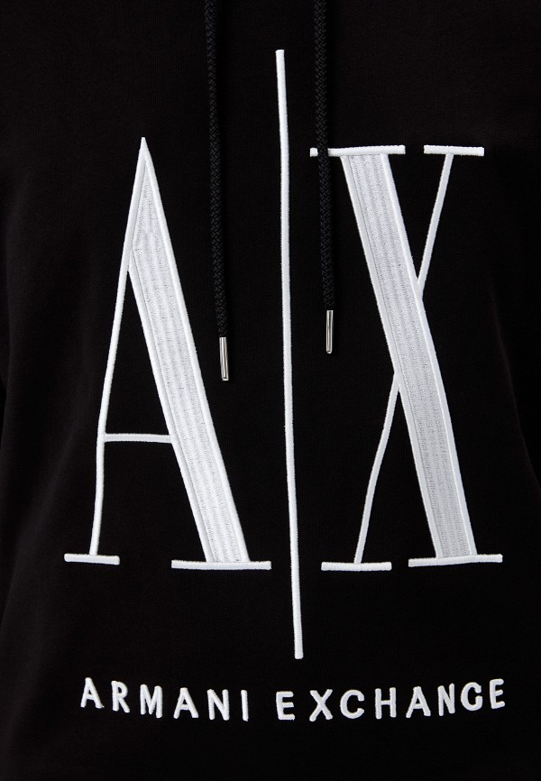 Худи Armani Exchange черный, размер 46, фото 4