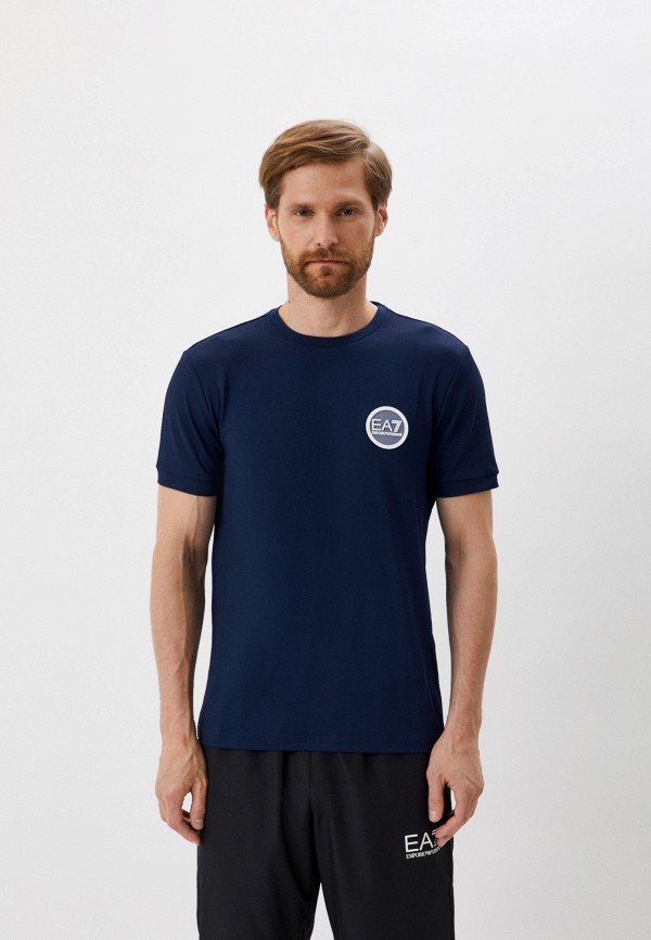 

Футболка EA7, Синий, TENNIS CLUB