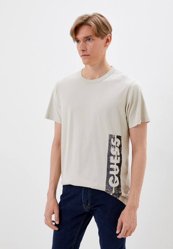 

Футболка Guess Jeans, Бежевый