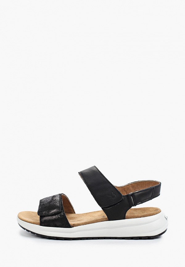 

Сандалии Caprice, Черный, Увеличенная полнота, Comfort
