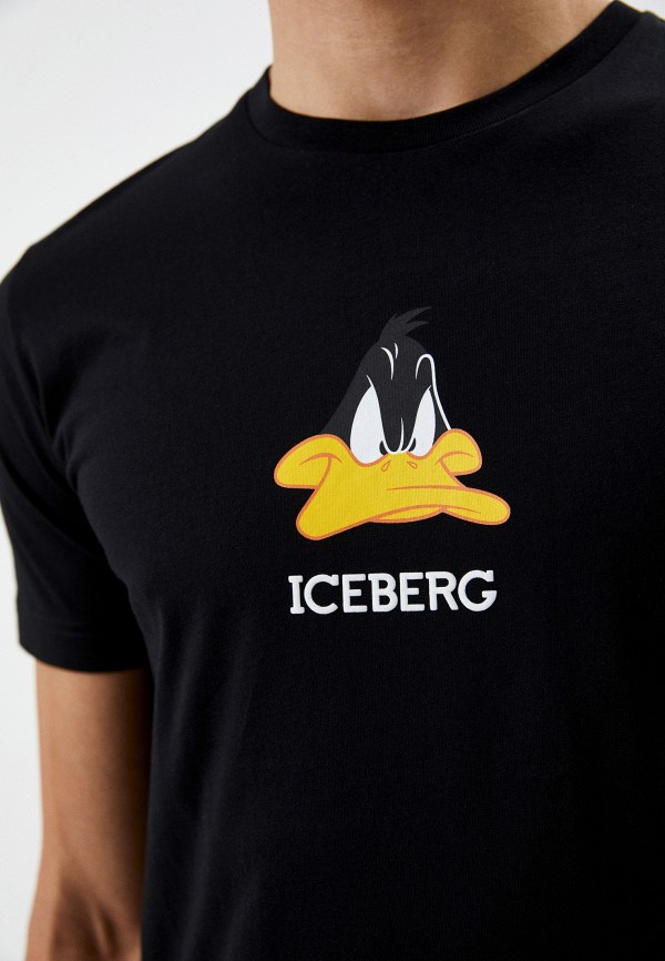 Футболка Iceberg черный, размер 52, фото 4