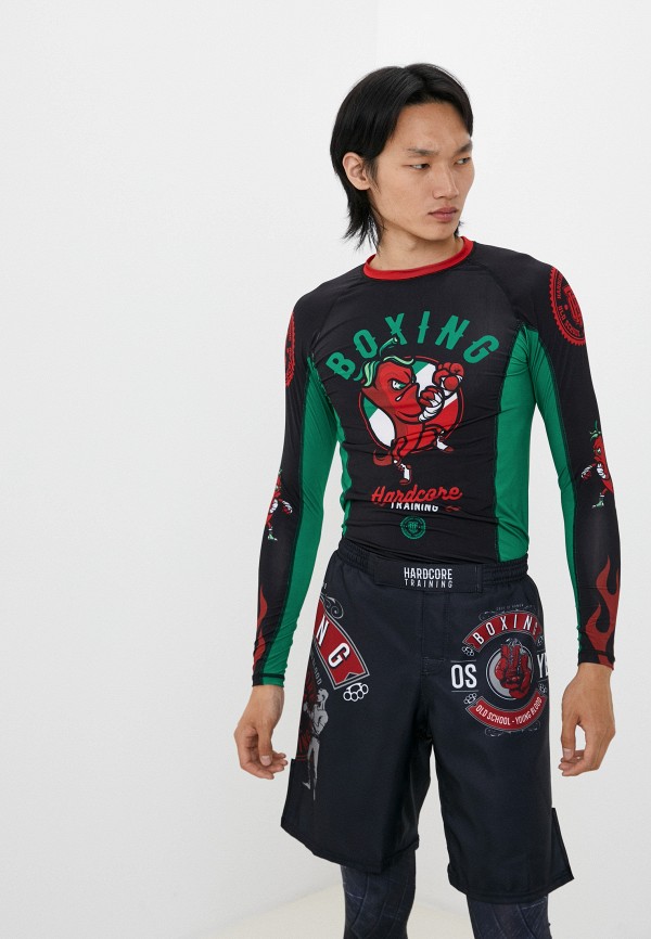 

Рашгард Hardcore Training, Черный, Peppers Rashguard long sleeves
