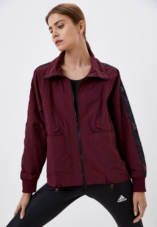 

Ветровка adidas by Stella McCartney, Бордовый, aSMC FZ WOV TT