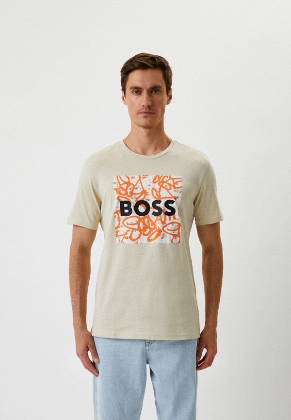 

Футболка Boss, Бежевый