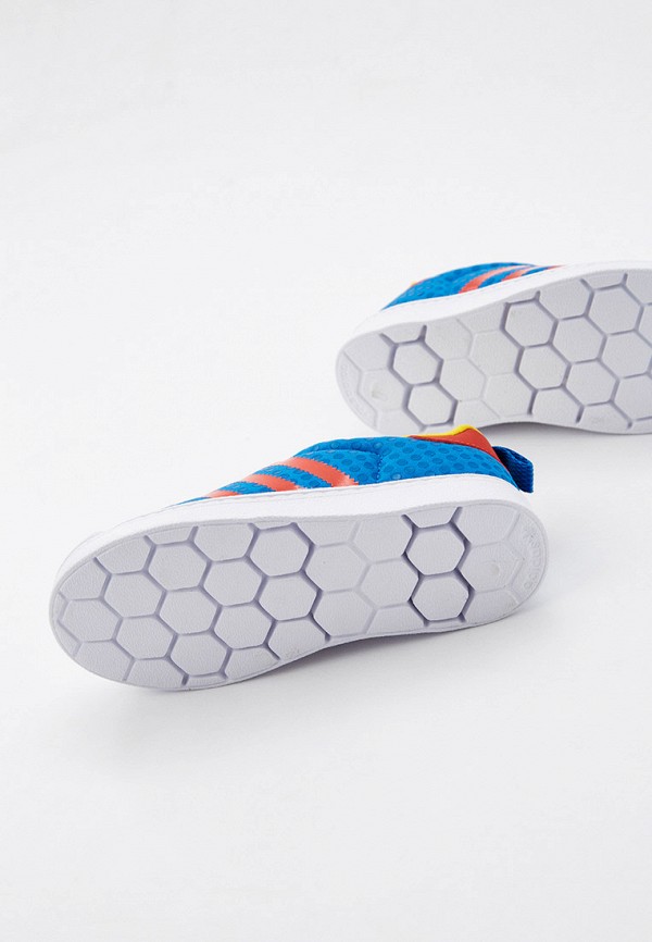 Слипоны adidas Originals синий, размер 19, фото 5