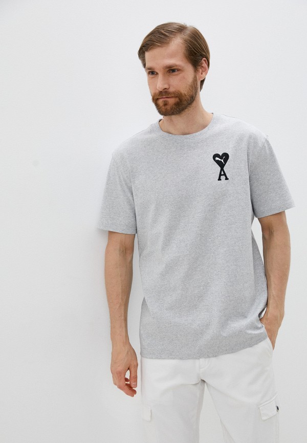 

Футболка PUMA, Серый, PUMA x AMI Graphic Tee