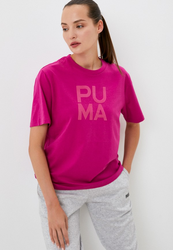 

Футболка PUMA, Фуксия, Infuse Boxy Graphic Tee