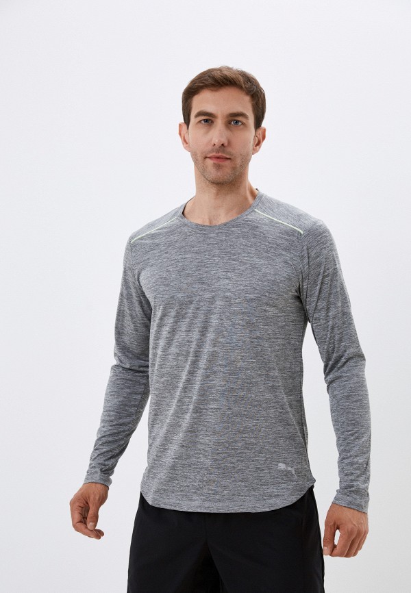

Лонгслив спортивный PUMA, Серый, RUN LS Tee M